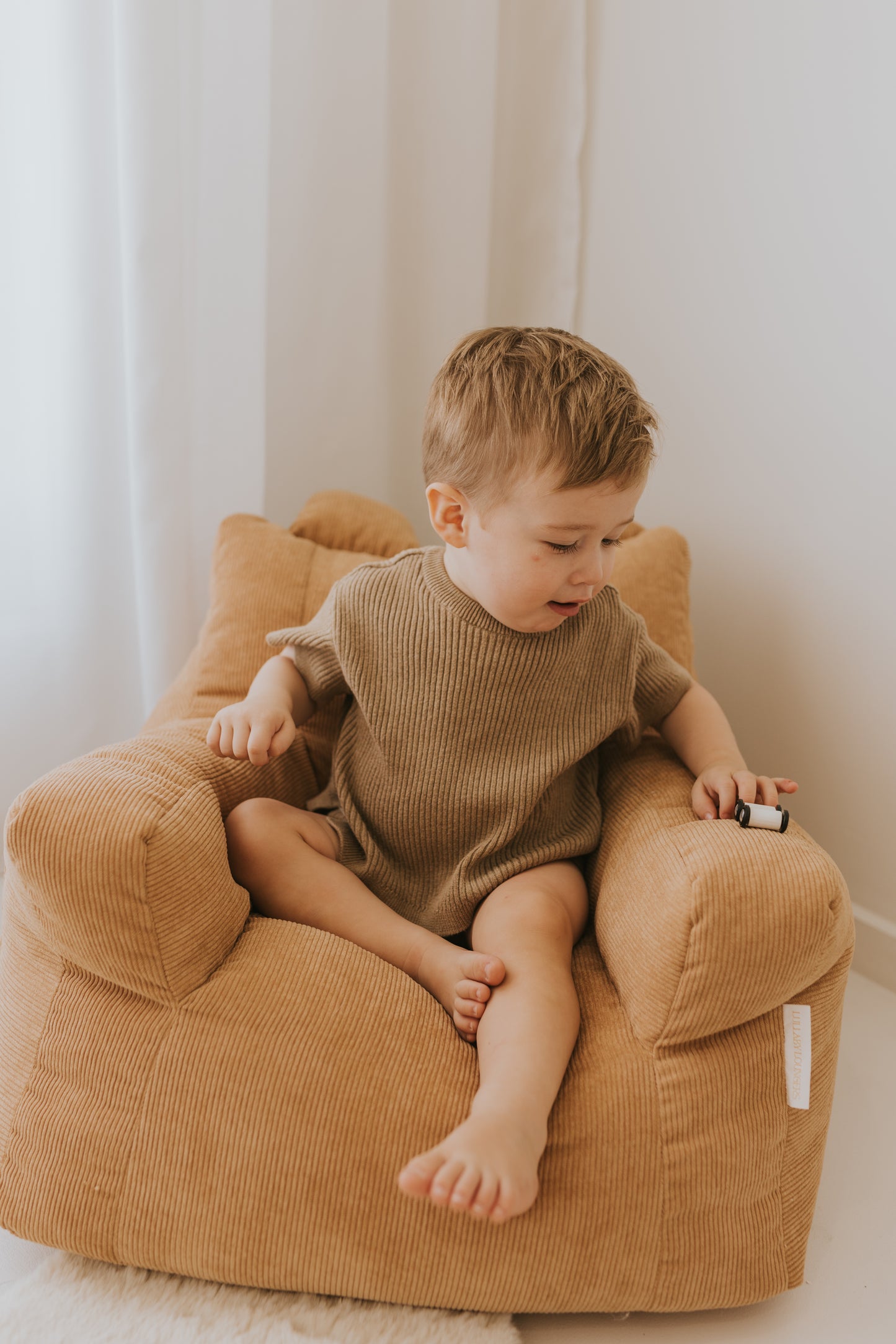 Brown Corduroy Bean Bag